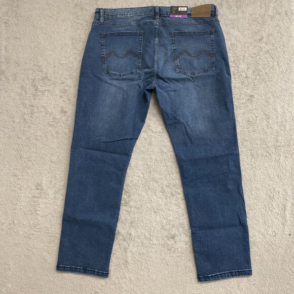 NEW Urban Star Men's 40x30 Light Blue Stretch Slim Fit Jeans - Picture 4 of 7